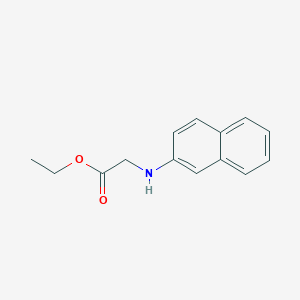 molecular formula C14H15NO2 B8348951 ethyl N-(2-naphthalenyl)glycinate 