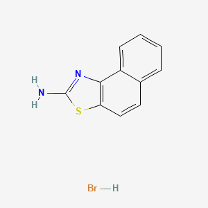 molecular formula C11H9BrN2S B8348963 Naphtho[1,2-d]thiazol-2-ylamine hydrobromide 