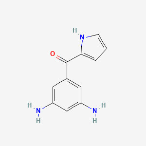 molecular formula C11H11N3O B8349097 2-(3,5-Diaminobenzoyl)pyrrole 