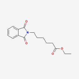 molecular formula C16H19NO4 B8349181 1,3-Dihydro-1,3-dioxo-2H-isoindole-2-hexanoic acid ethyl ester 