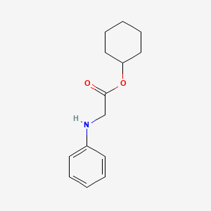 Cyclohexyl 2-anilinoacetate