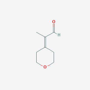 2-(Tetrahydropyran-4-ylidene)propionaldehyde