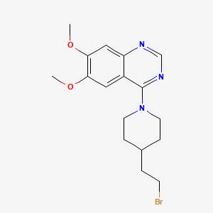 4-[4-(2-Bromoethyl)piperidin-1-yl]-6,7-dimethoxyquinazoline