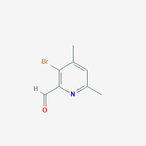 3-Bromo-4,6-dimethylpicolinaldehyde