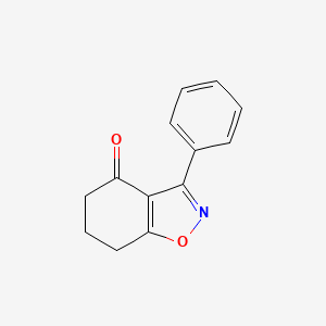 molecular formula C13H11NO2 B8349357 3-Phenyl-6,7-dihydro-5H-benzo[d]isoxazol-4-one 