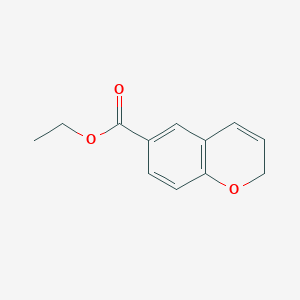 molecular formula C12H12O3 B8349570 ethyl 2H-chromene-6-carboxylate 