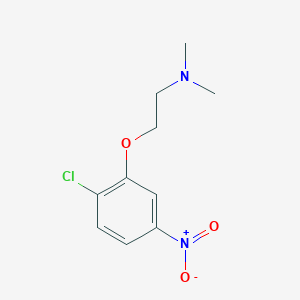 molecular formula C10H13ClN2O3 B8349613 4-Chloro-3-(2-dimethylaminoethoxy)nitrobenzene 