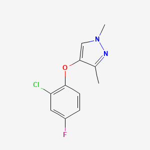 4-(2-chloro-4-fluorophenoxy)-1,3-dimethyl-1H-pyrazole