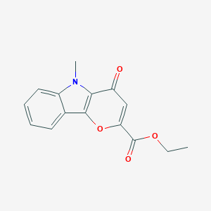 Ethyl 5-methyl-4-oxo-4,5-dihydropyrano[3,2-b]indole-2-carboxylate