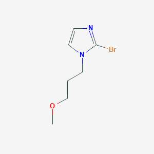 molecular formula C7H11BrN2O B8349704 2-bromo-1-(3-methoxypropyl)-1H-imidazole 