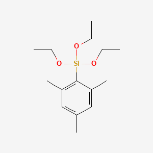 molecular formula C15H26O3Si B8349738 Mesityltriethoxysilane 