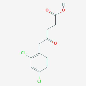 molecular formula C11H10Cl2O3 B8349775 5-(2',4'-Dichlorophenyl)-4-ketopentanoic acid 