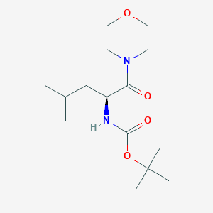 tert-Butyl (S)-(4-methyl-1-morpholino-1-oxopentan-2-yl)carbamate