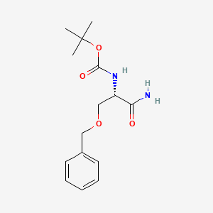 ((S)-2-Benzyloxy-1-carbamoylethyl)carbamic acid tert-butyl ester