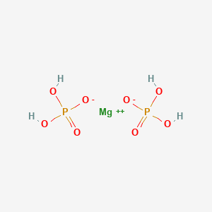 molecular formula H4MgO8P2 B083499 磷酸二氢镁 CAS No. 13092-66-5