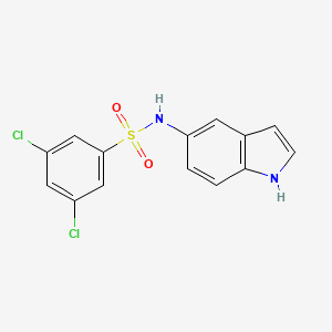 3,5-Dichloro-N-(1H-indol-5-yl)-phenylsulfonamide