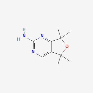 5,5,7,7-Tetramethyl-5,7-dihydro-furo[3,4-d]pyrimidin-2-ylamine