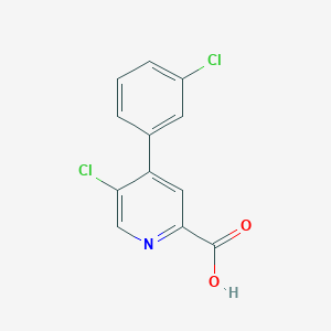 5-Chloro-4-(3-chlorophenyl)-pyridine-2-carboxylic acid
