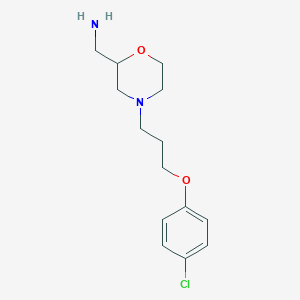 2-Aminomethyl-4-[3-(4-chlorophenoxy)propyl]morpholine