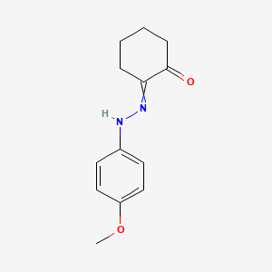 molecular formula C13H16N2O2 B8349974 Cyclohexanedione-mono-p-methoxyphenylhydrazone 