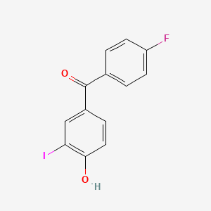 (4-Fluorophenyl)(4-hydroxy-3-iodophenyl)methanone