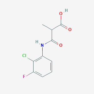 3-(2-Chloro-3-fluorophenylamino)-2-methyl-3-oxopropanoic acid