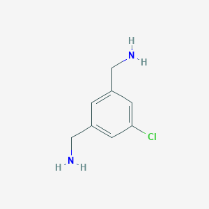 molecular formula C8H11ClN2 B8350016 3-(Aminomethyl)-5-chlorobenzylamine 