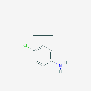 molecular formula C10H14ClN B8350074 3-Tert-butyl-4-chloroaniline 