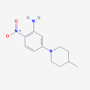 molecular formula C12H17N3O2 B8350122 5-(4-Methylpiperidin-1-yl)-2-nitroaniline 