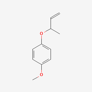 molecular formula C11H14O2 B8350192 4-(1-Methylallyloxy)anisole 