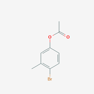 molecular formula C9H11BrO3 B8350202 4-Bromo-3-methylphenol acetate CAS No. 22012-59-5