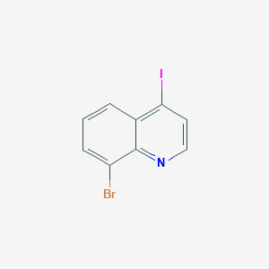 molecular formula C9H5BrIN B8350227 8-Bromo-4-iodoquinoline 