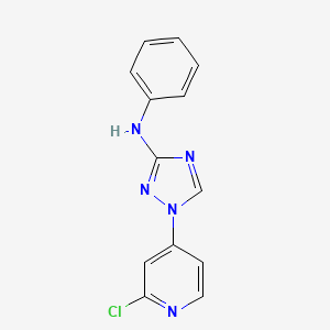 [1-(2-Chloro-pyridin-4-yl)-1H-[1,2,4]triazol-3-yl]-phenyl-amine