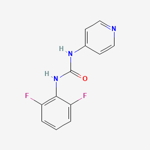 molecular formula C12H9F2N3O B8350339 N-(2,6-Difluorophenyl)-N'-(4-pyridyl)urea 