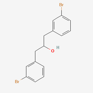 molecular formula C15H14Br2O B8350346 1,3-Bis(3-bromophenyl)propan-2-ol 