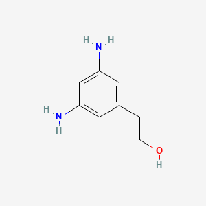 molecular formula C8H12N2O B8350353 3,5-Diamino-(2-hydroxyethyl)benzene 
