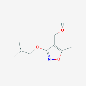 molecular formula C9H15NO3 B8350363 (3-Isobutoxy-5-methyl-isoxazol-4-yl)-methanol 