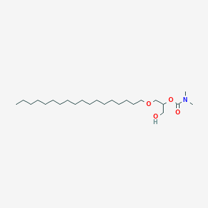 molecular formula C24H49NO4 B8350404 1-Hydroxy-3-(octadecyloxy)propan-2-yl dimethylcarbamate CAS No. 89078-49-9