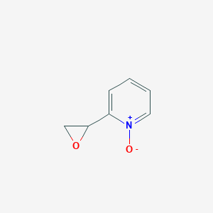 molecular formula C7H7NO2 B8350427 2-(Oxiran-2-yl)-1-oxo-1lambda~5~-pyridine CAS No. 69062-54-0