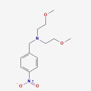 N,N-bis(2-methoxyethyl)-4-nitrobenzylamine