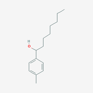 molecular formula C15H24O B8350458 1-(p-Methylphenyl) octanol 