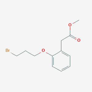 [2-(3-Bromo-propoxy)-phenyl]-acetic acid methyl ester