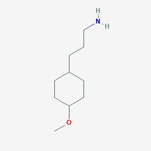 molecular formula C10H21NO B8350616 3-(4-Methoxycyclohexyl)propylamine CAS No. 200400-15-3