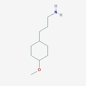 B8350616 3-(4-Methoxycyclohexyl)propylamine CAS No. 200400-15-3