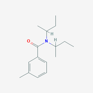 molecular formula C16H25NO B8350617 3-methyl-N,N-di-sec.butyl-benzamide 