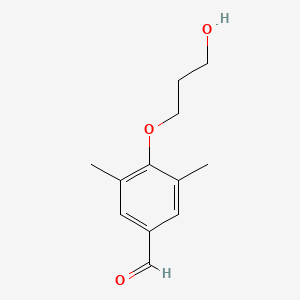 4-(3-Hydroxypropoxy)-3,5-dimethyl benzaldehyde