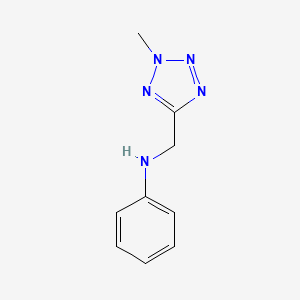 N-(2-methyl-2H-tetrazol-5-ylmethyl)phenylamine