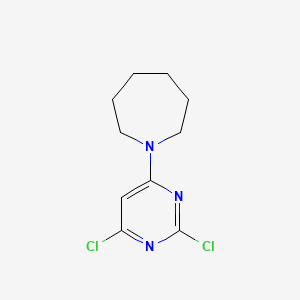 molecular formula C10H13Cl2N3 B8350745 1-(2,6-Dichloropyrimidin-4-yl)azepan 