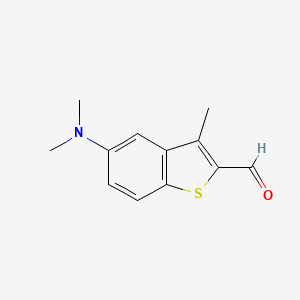 5-Dimethylamino-3-methyl-benzo[b]thiophene-2-carbaldehyde
