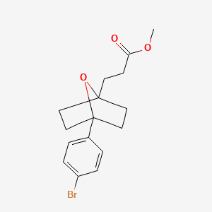 Methyl 3-(4-(4-bromophenyl)-7-oxabicyclo[2.2.1]heptan-1-yl)propanoate